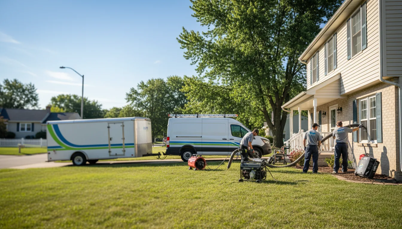 Flooded Basement Restoration And Cleanup With Repair in Rockford, MI near me